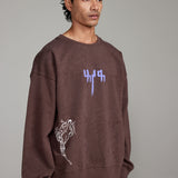 "Raat Akeli Hai" Blockprinted Sweatshirt