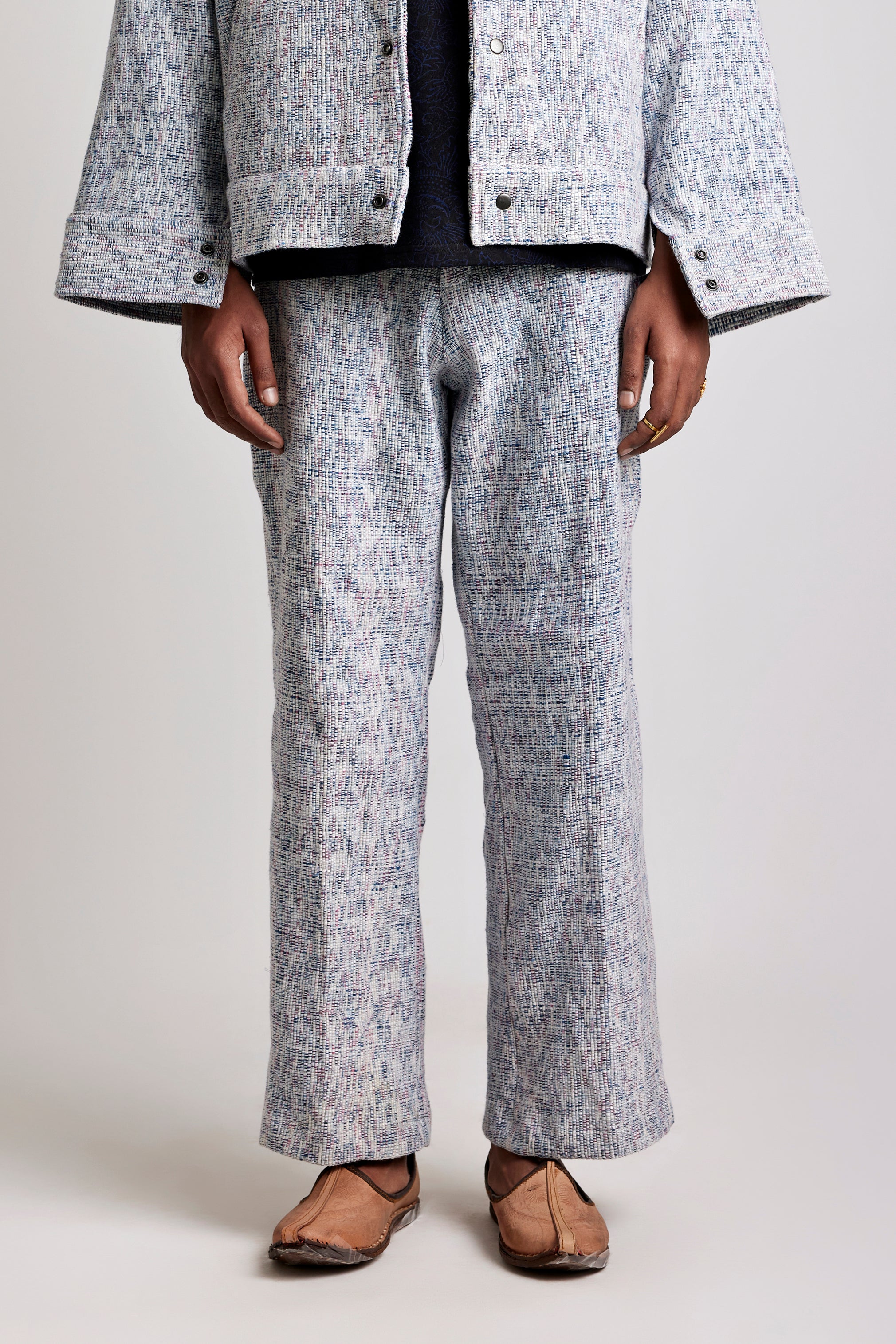 Upcycled Indigo Hand-woven - Pant