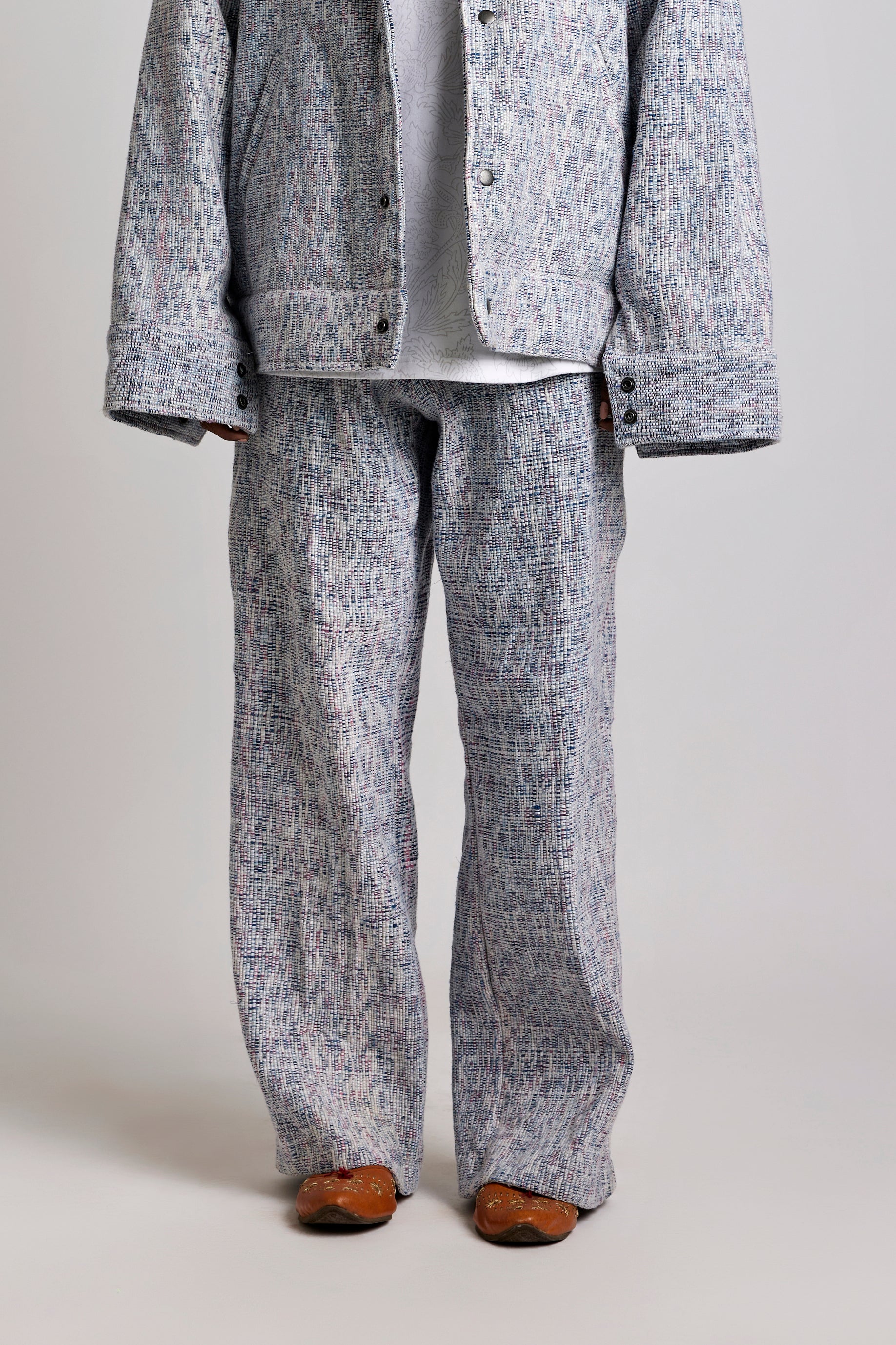 Upcycled Indigo Hand-woven - Pant