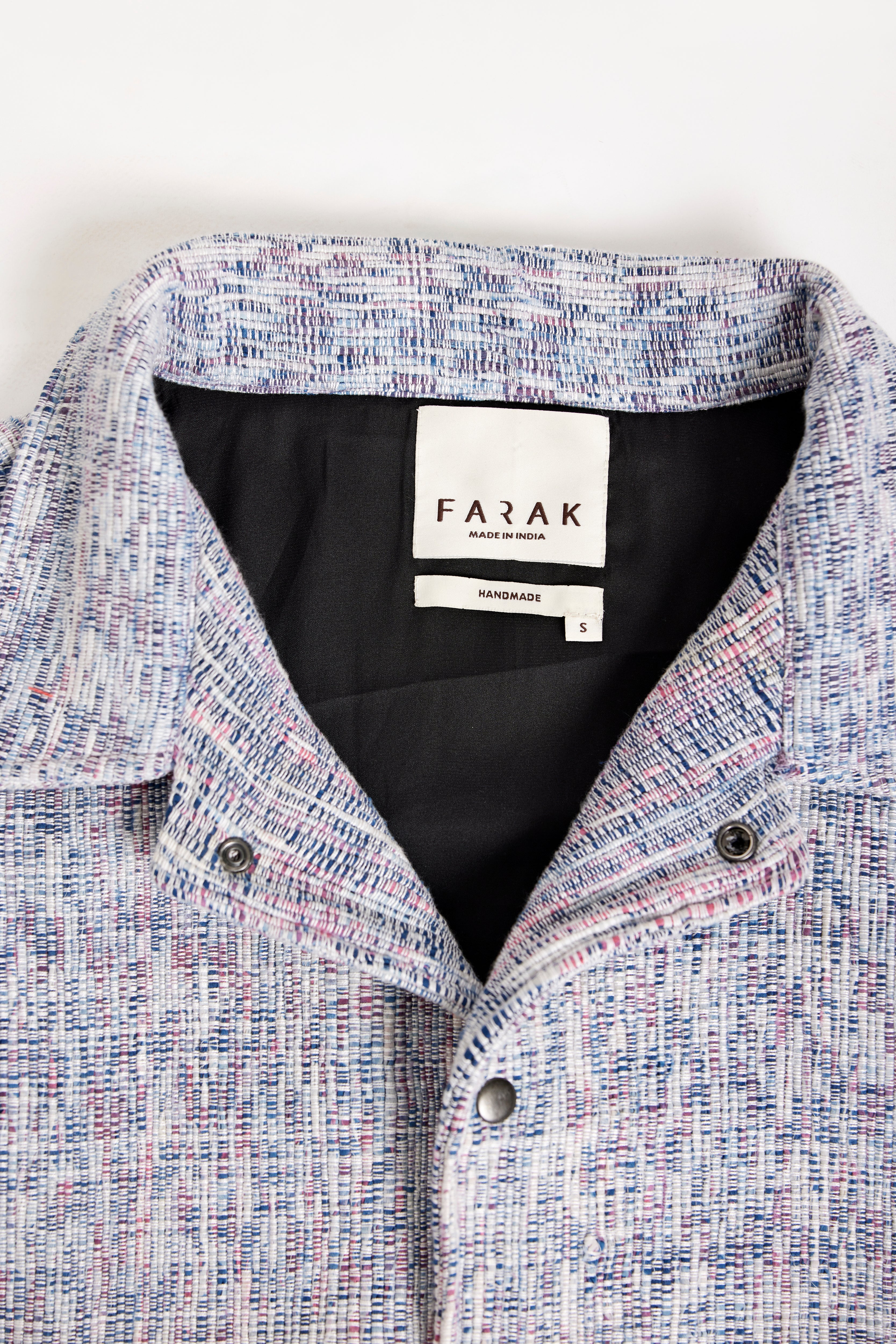 Upcycled Indigo Hand-woven - Jacket