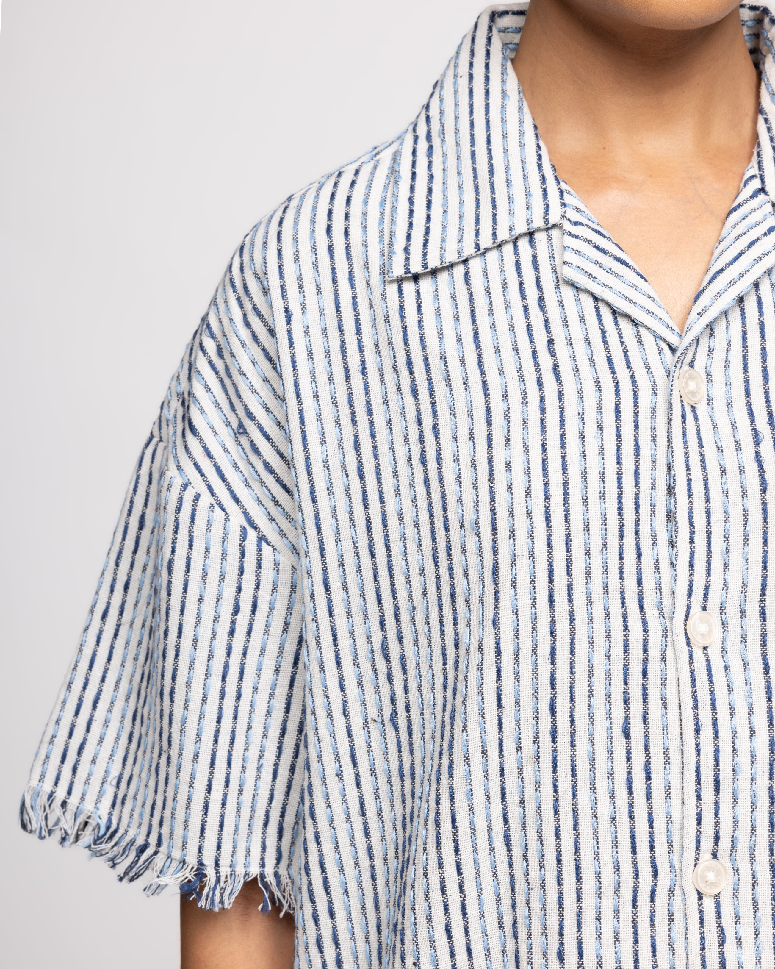 Striped Kantha - Shirt