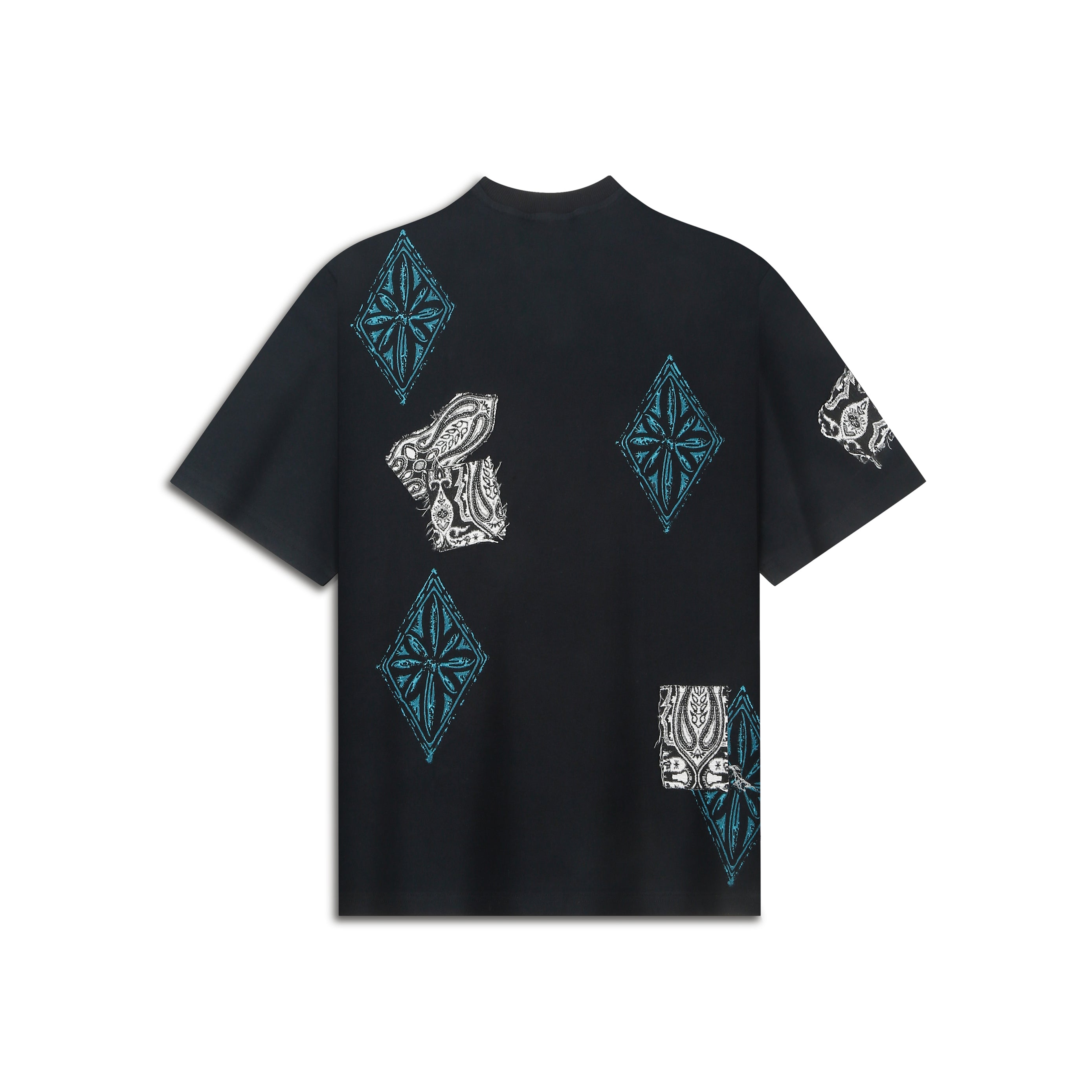 Black Block Print T-shirt