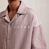 Mauve Handwoven  - Shirt