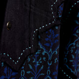 Black Khadi Handwoven - Jacket 2.0