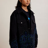 Black Khadi Handwoven - Jacket 2.0