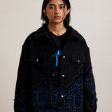 Black Khadi Handwoven - Jacket 2.0
