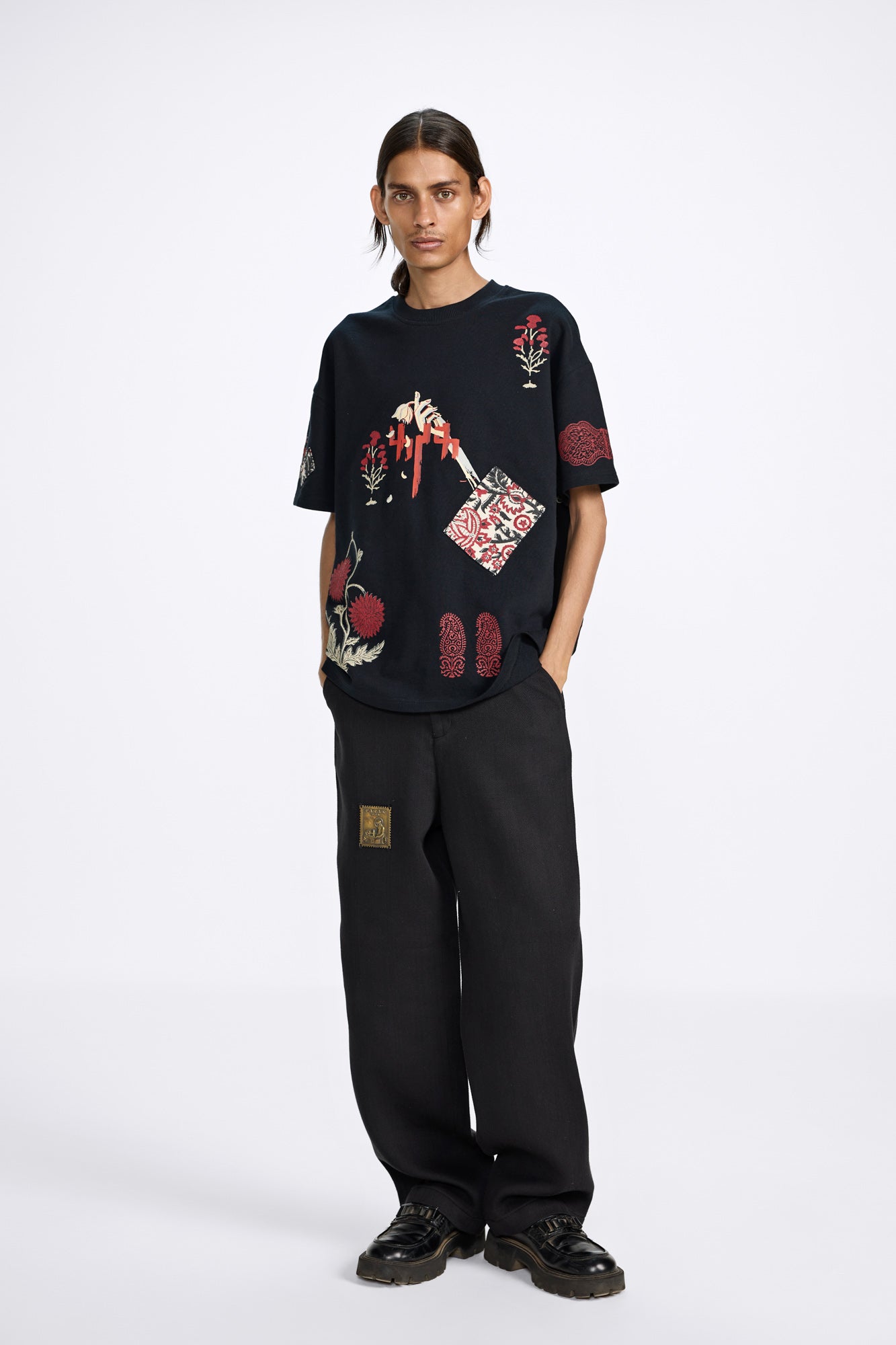 'Thinking Loud' Block-Printed T-shirt