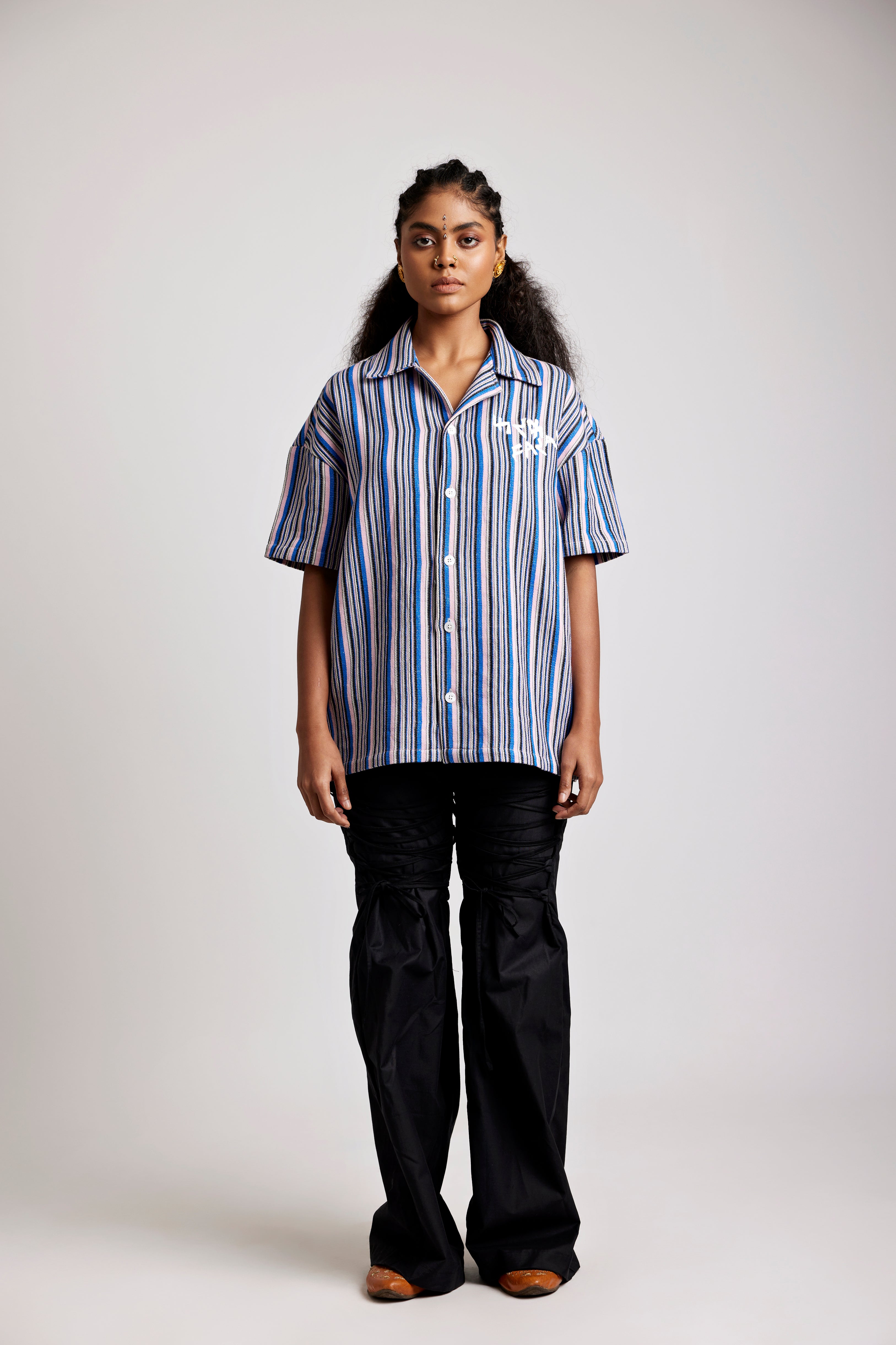 Striped Khadi - Shirt