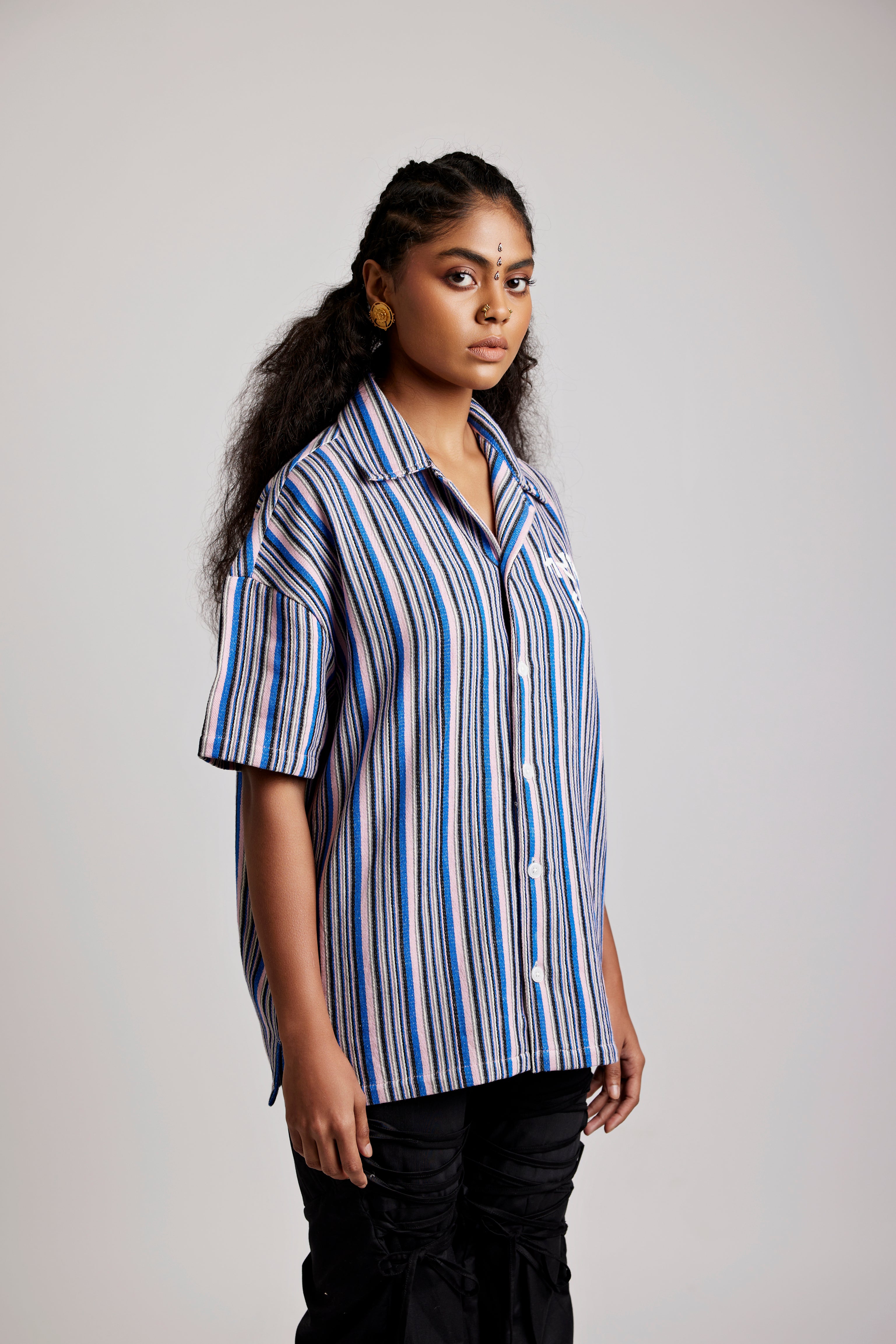 Striped Khadi - Shirt