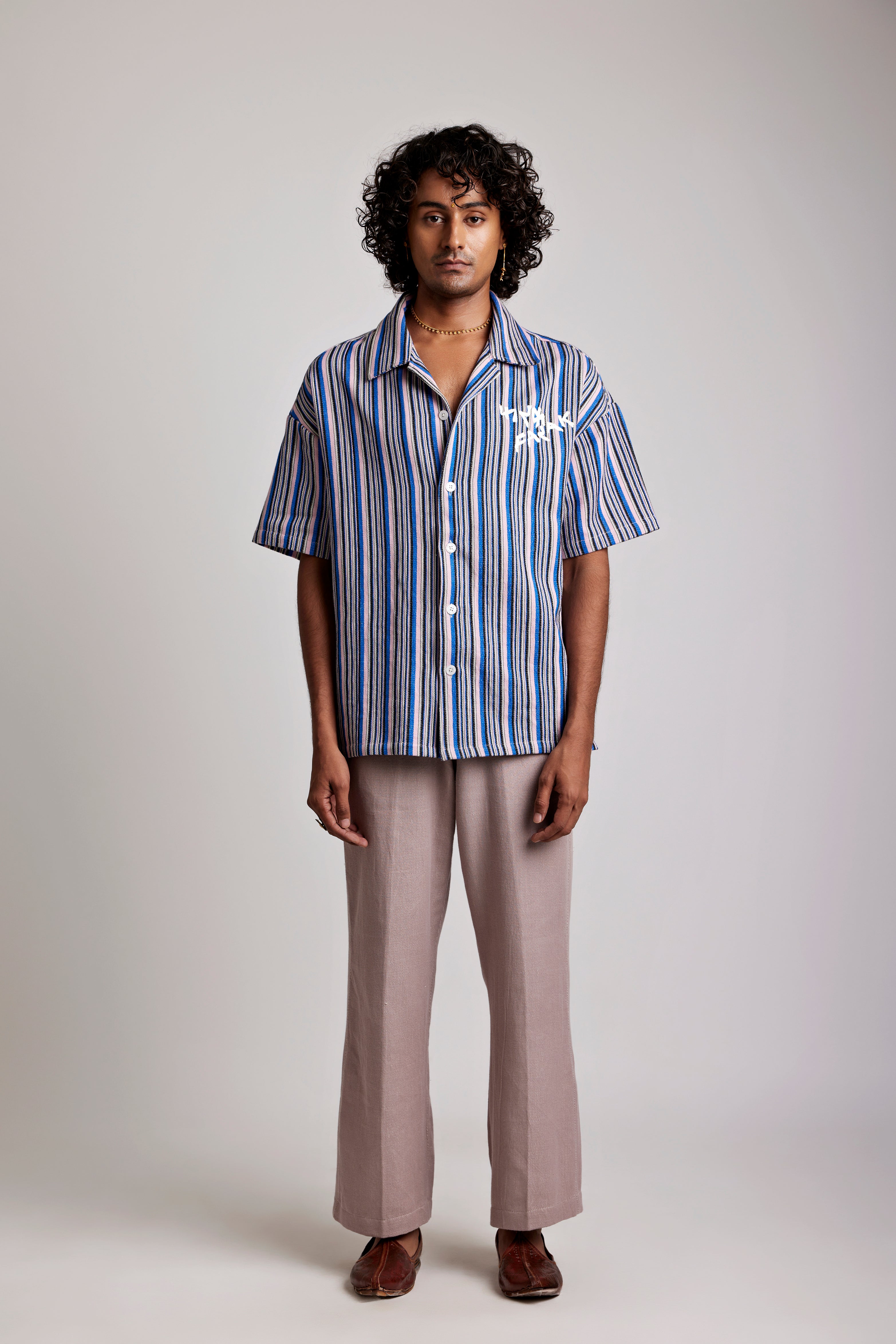 Striped Khadi - Shirt