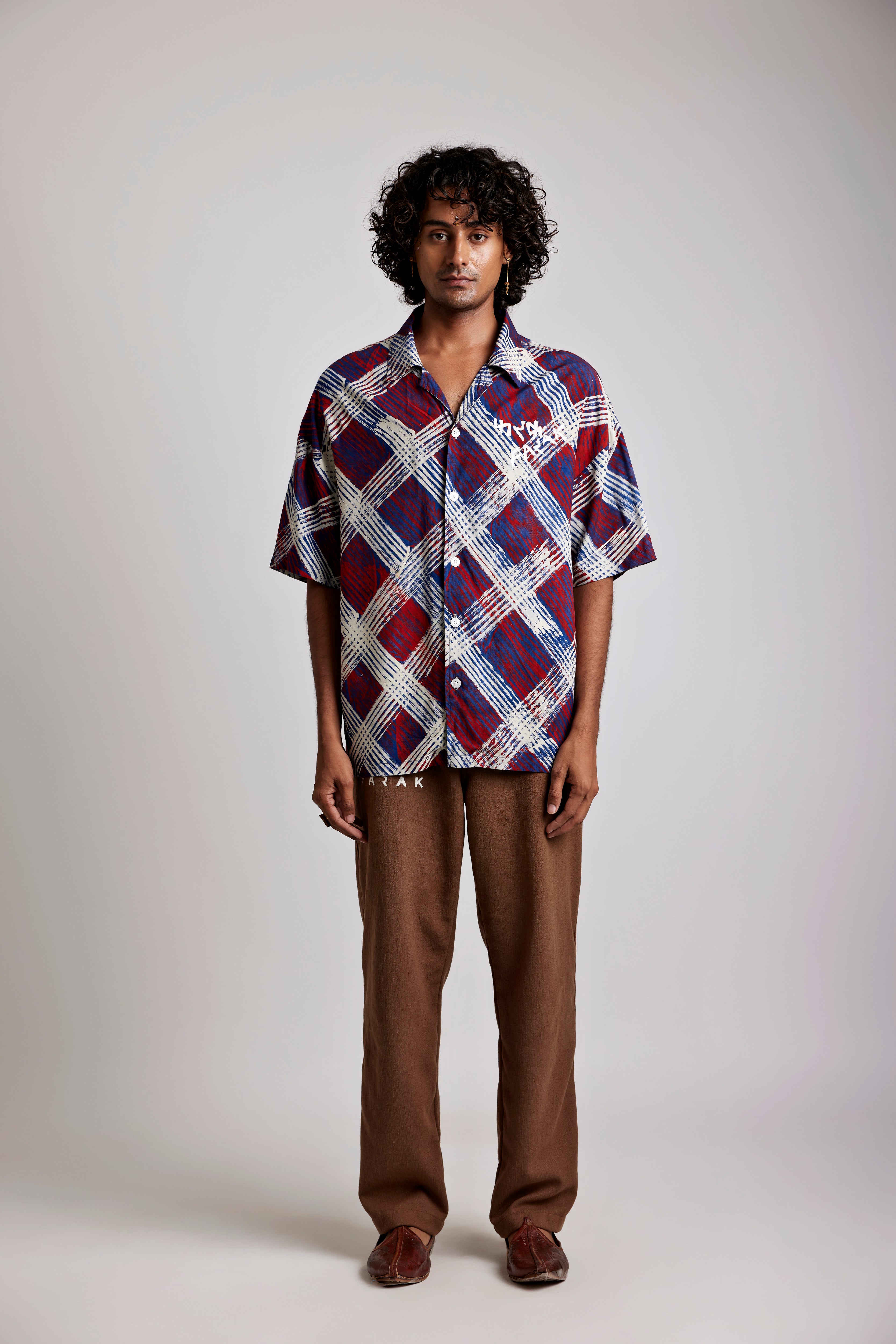 The Criss-cross Bagru - Shirt