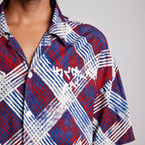 The Criss-cross Bagru - Shirt