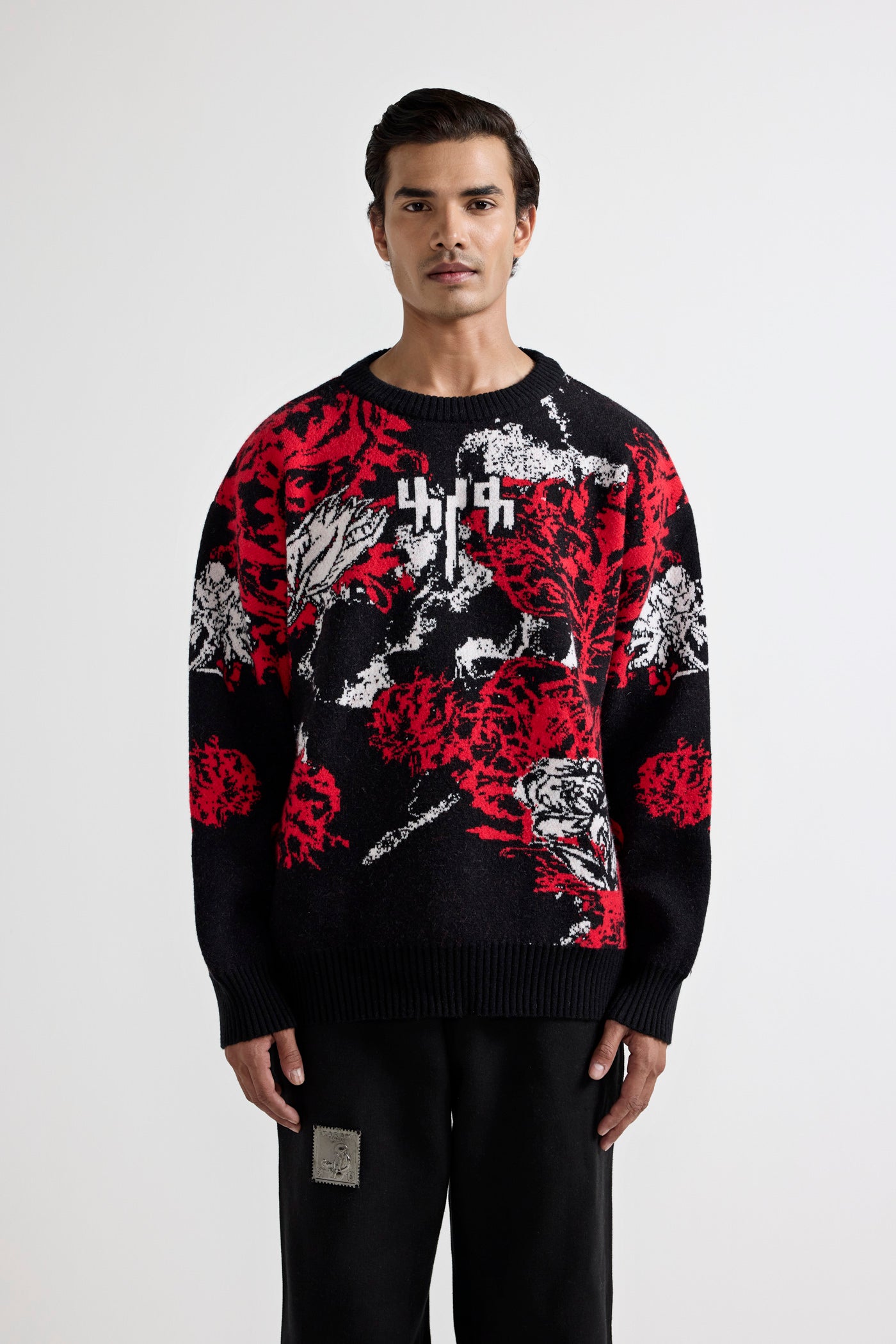 "Hallucination" Knitted Sweatshirt