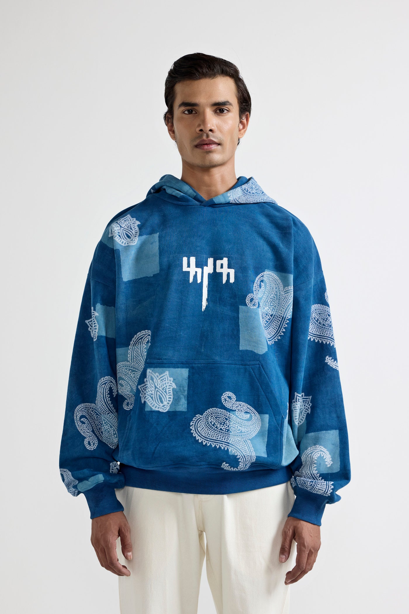 Handmade Indigo Hoodie