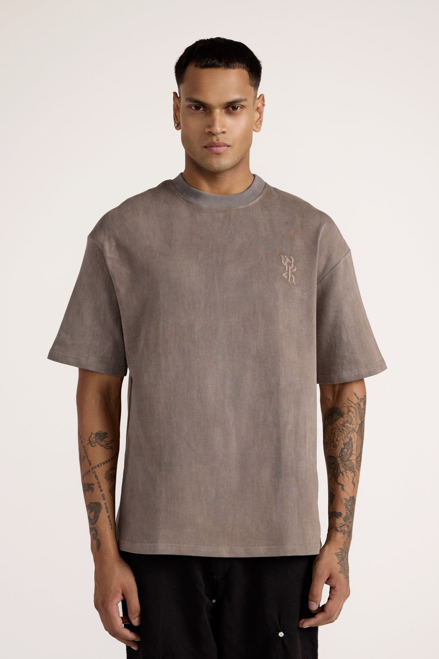Basics Grey Bagru T-shirt