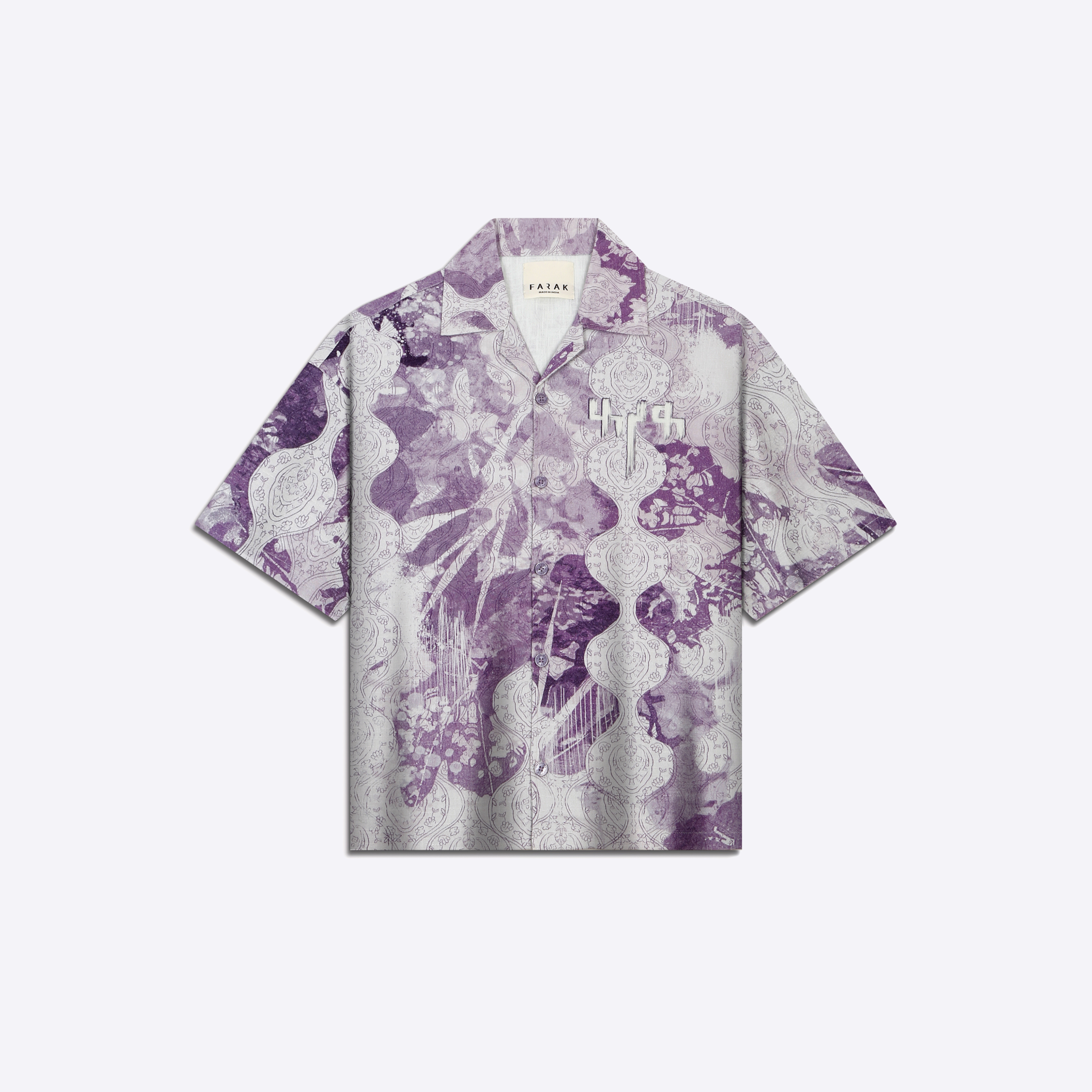 Purple Abstract Shirt