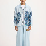 Sage Blue Handwoven - Pants