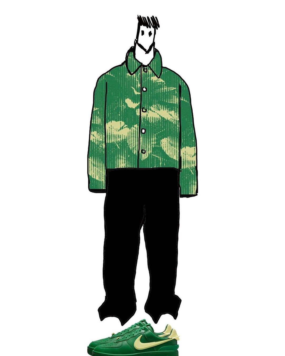 Kantha Green - Jacket