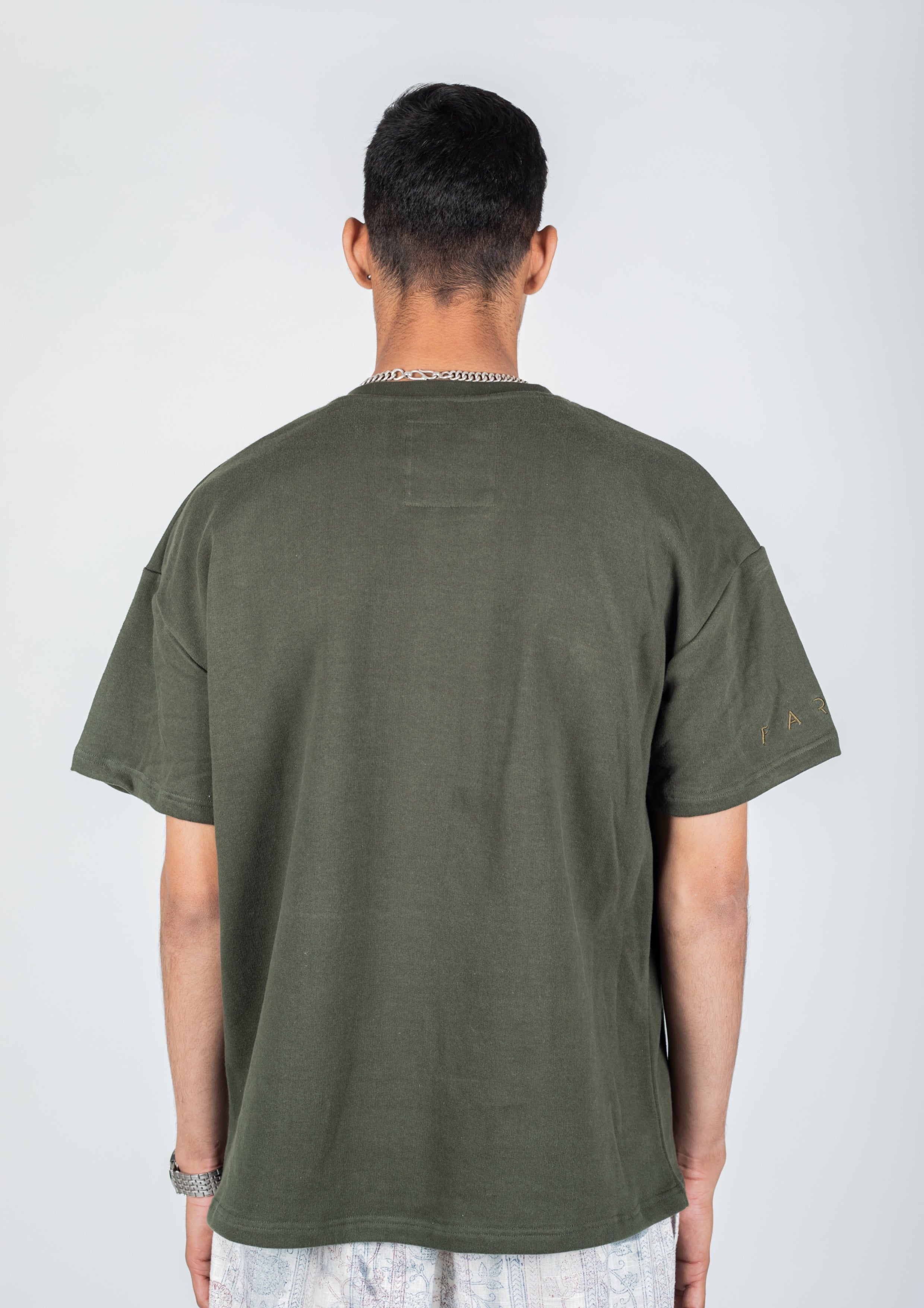 Olive Green Basic Logo - Tshirt